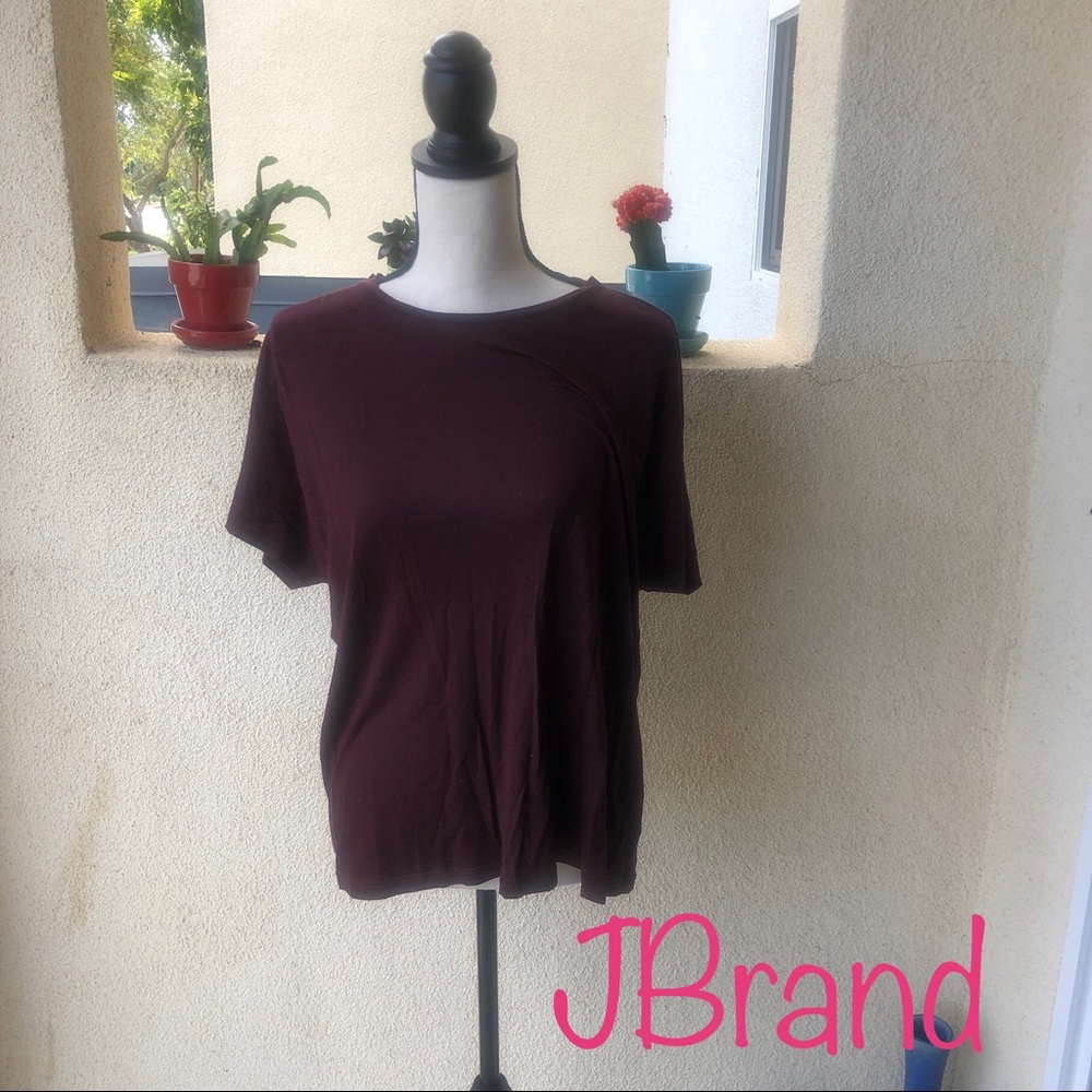 JBRAND Maroon Large T-Shirt